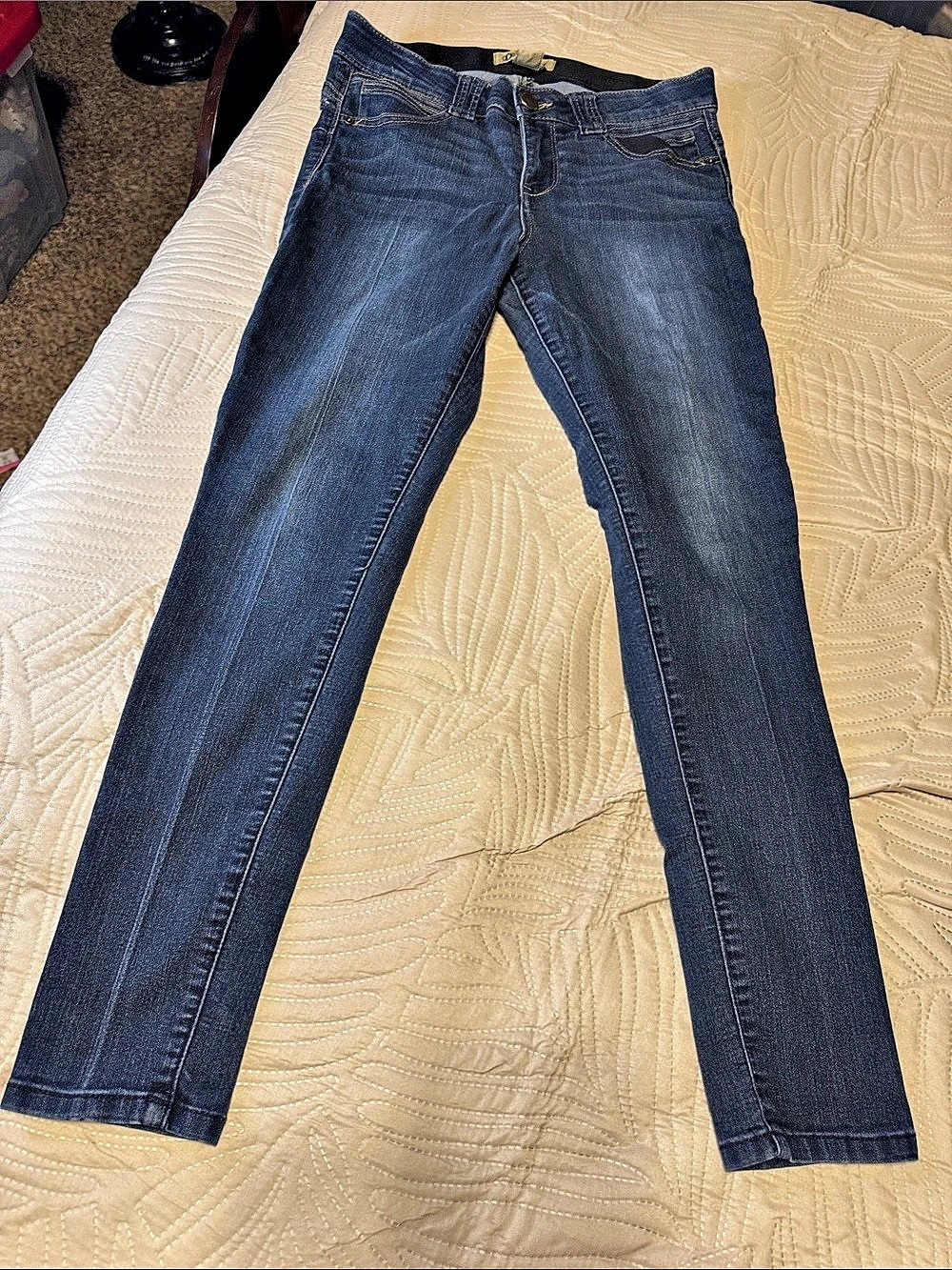 Democracy Ab Solution Skinny Jeans Blue Waist 10